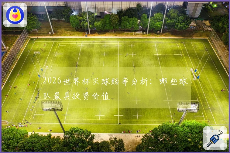 2026世界杯买球赔率分析：哪些球队最具投资价值